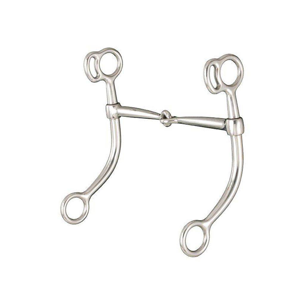 Kelly Silver Star Stainless Steel Long Shank Snaffle Bit