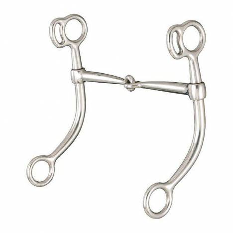 Kelly Silver Star Stainless Steel Long Shank Snaffle Bit