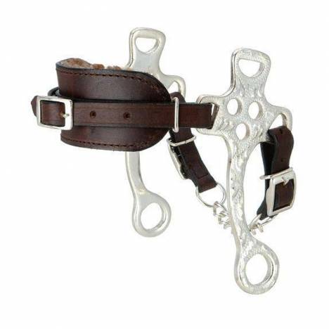 Kelly Silver Star Fleece Lined Silver Hackamore