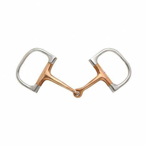 Kelly Silver Star Copper Mouth Barrel D Ring Snaffle