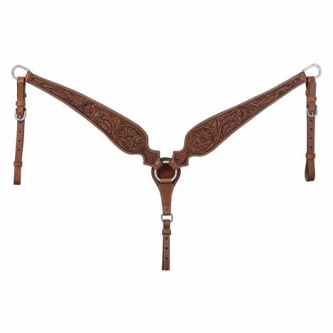 Tough1 Floral Tooled Breast Collar