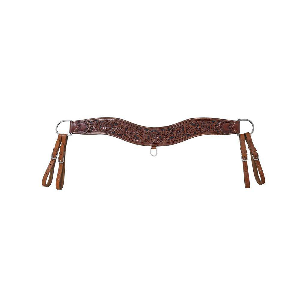 Tough1 Tripping Floral Tooled Breast Collar