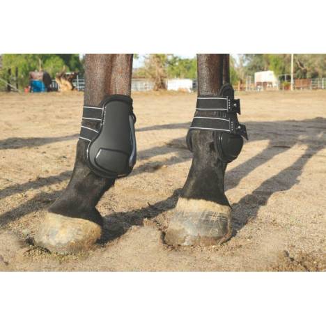 Professionals Choice Pro Performance Show Boots - Rear, TPU Fasteners