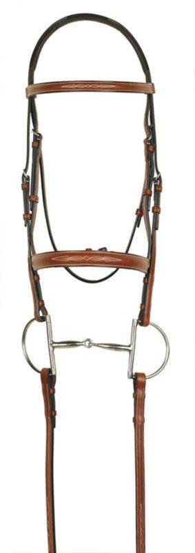 Aramas Fancy Raised Bridle with Fancy Lace Reins