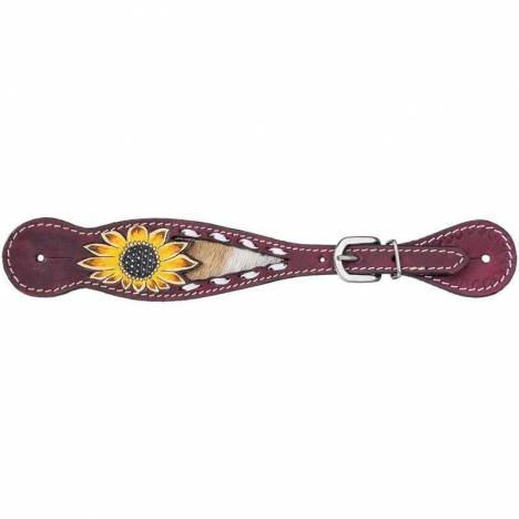 Tough1 Sunflower/Hair-On Spur Straps