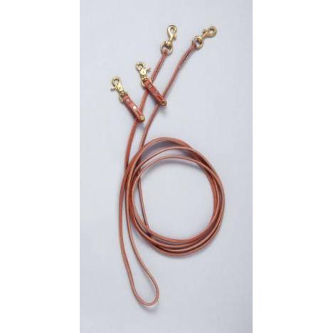 Royal King Leather Pulley Draw Reins