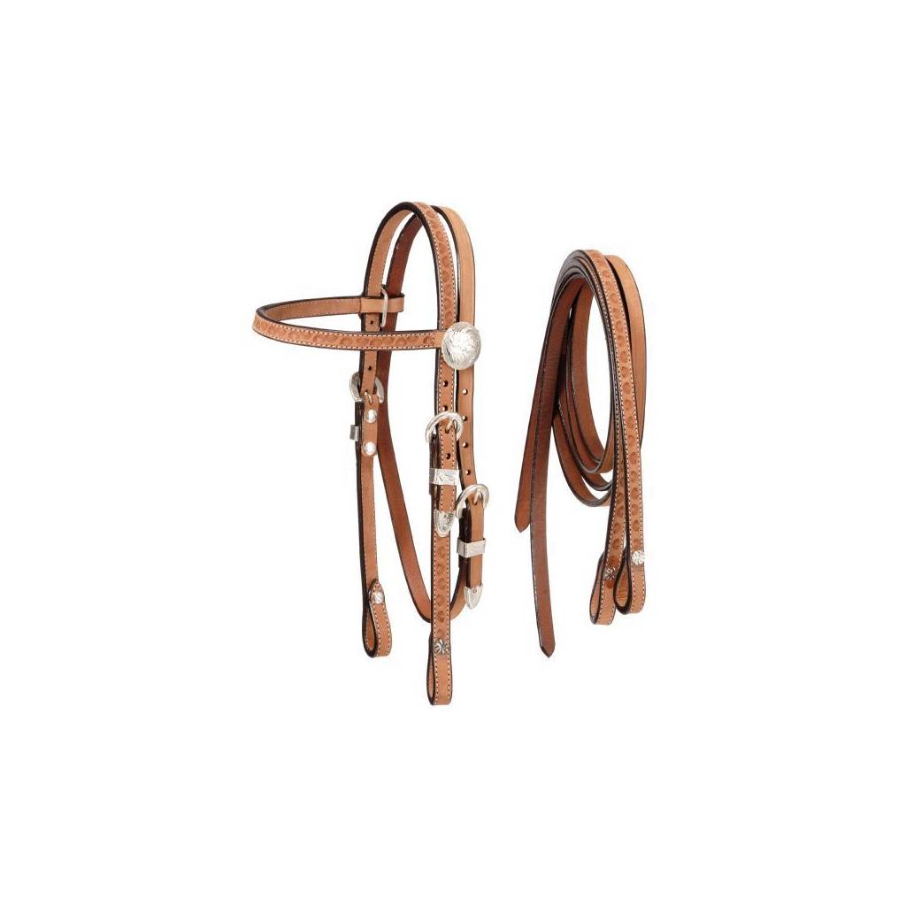 Horse Roughout Browband Bridle