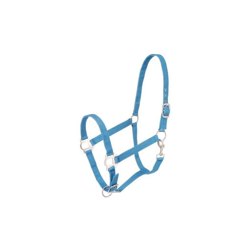 Tough1 Assorted Nylon Halters with Satin Hardware - 6 Pack