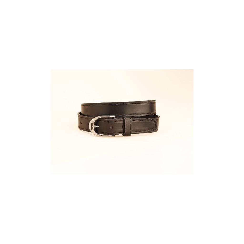 Tory Leather Leather Belt with English Stirrup Buckle