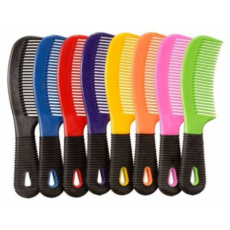 Tough1 Rubber Grip Tail/Mane Combs - 12 Pack