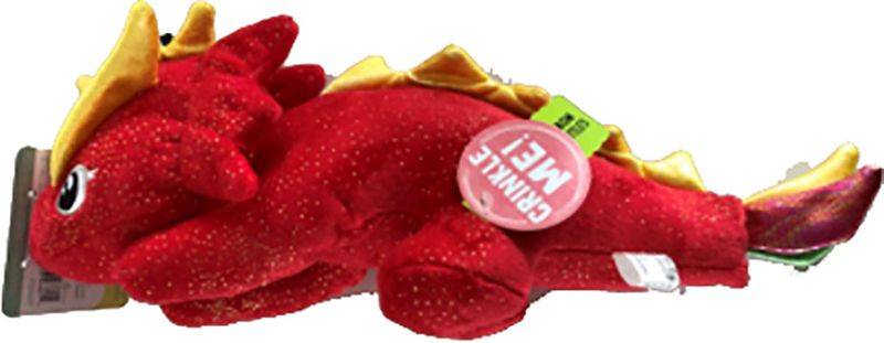 FIRE THE DRAGON PLUSH DOG TOY