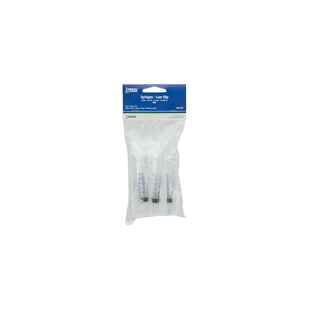 Ideal Disposable Luer Slip Syringe Pack