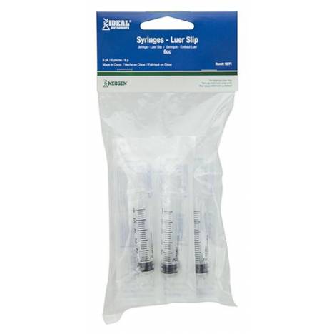 Ideal Disposable Luer Slip Syringe Pack