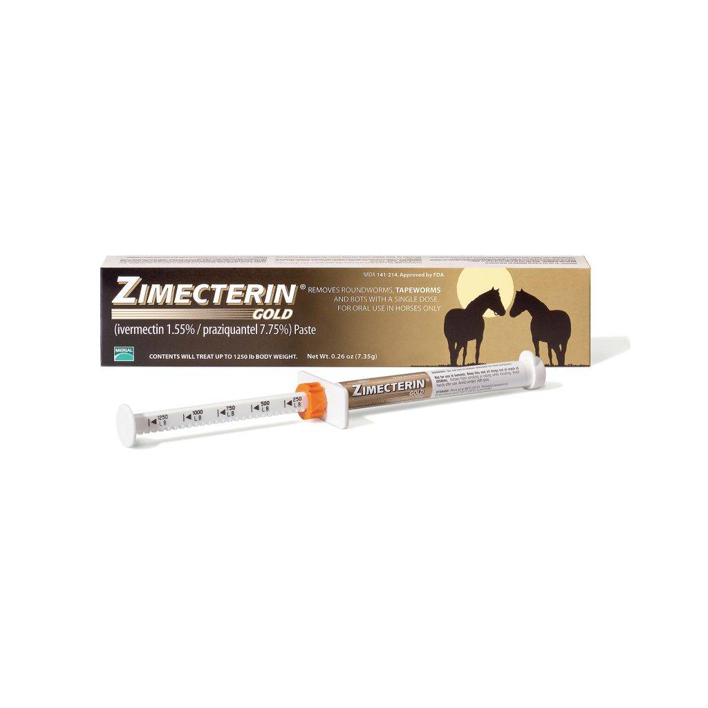 Merial Zimectrin Gold Equine Paste Dewormer