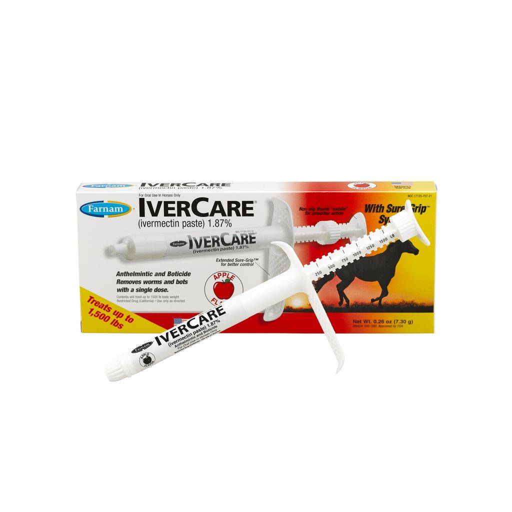 Farnam Ivercare Sure Grip Paste Horse Dewormer