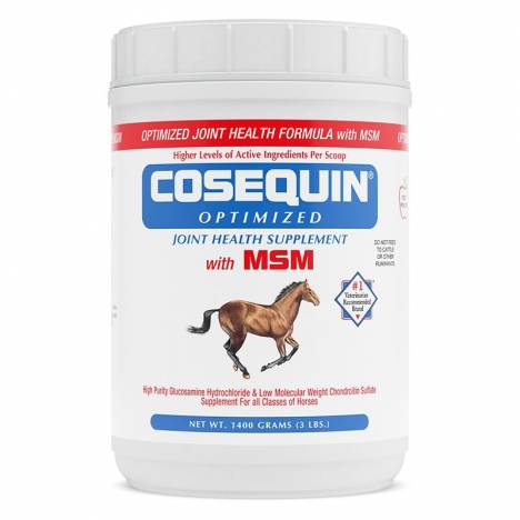 Nutramax Cosequin Optimized with MSM Joint Health Supplement for Horses - Powder with Glucosamine and Chondroitin