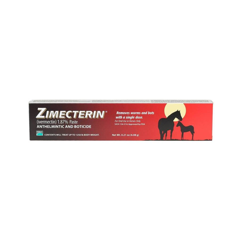 Merial Zimectrin Equine Paste Dewormer