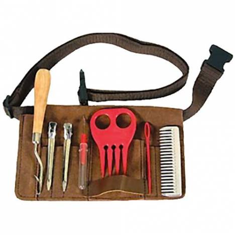 Tough-1 Groomers Choice Braiding Kit with Belt - 7 Pieces