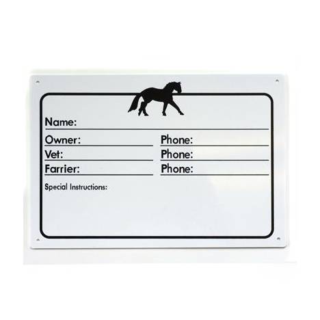 Roma Collection Horse Name Plate Set