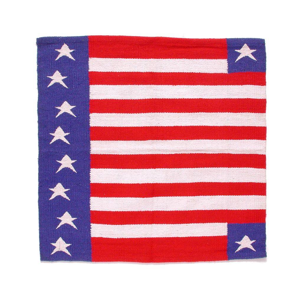 Patriotic American Flag Western Saddle Blanke