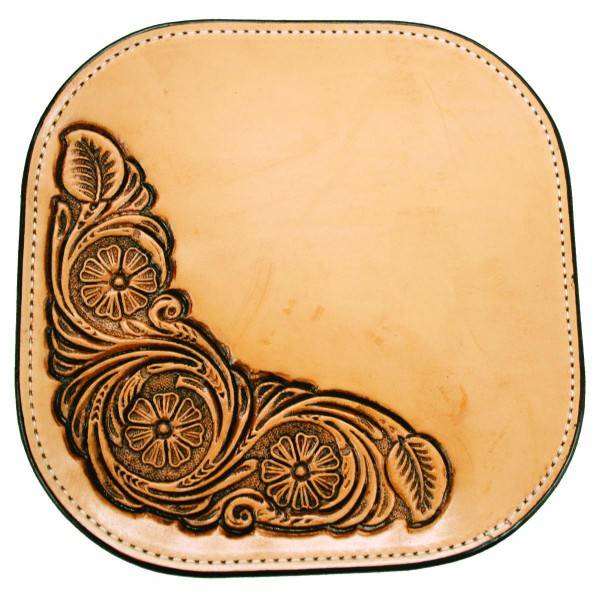 Circle Y Copper Dot Faux Gator Tapered Breast Collar