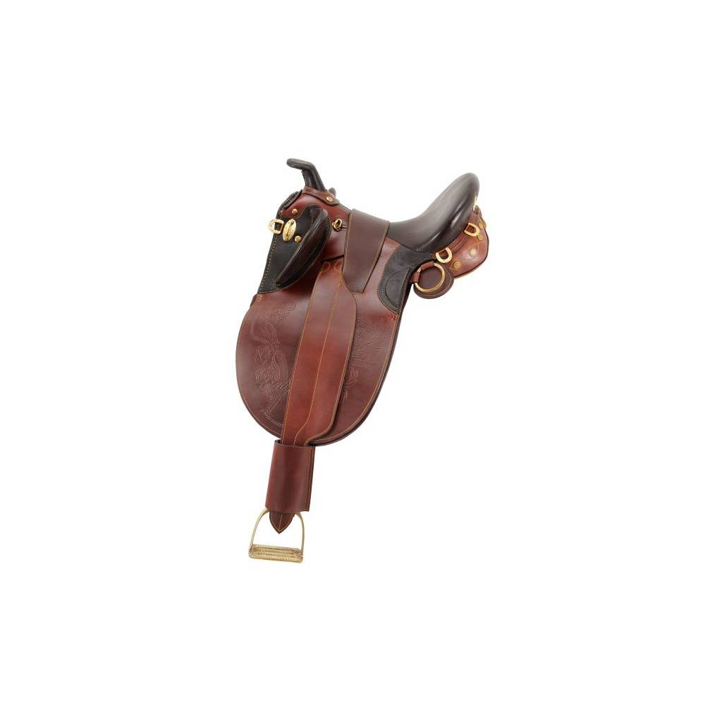 Australian Outrider Collection Stock Poley Saddle with Horn