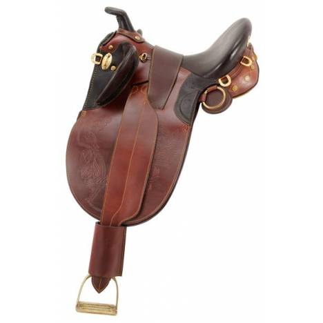 Australian Outrider Collection Stock Poley Saddle with Horn