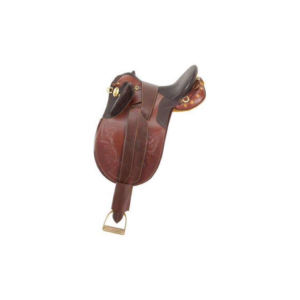 Australian Outrider Collection Stock Poley Saddle with o Horn