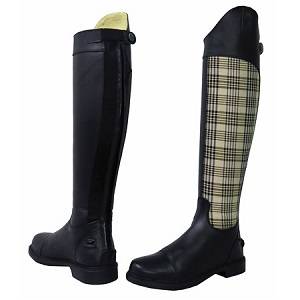 Baker Plaid Tall Boots