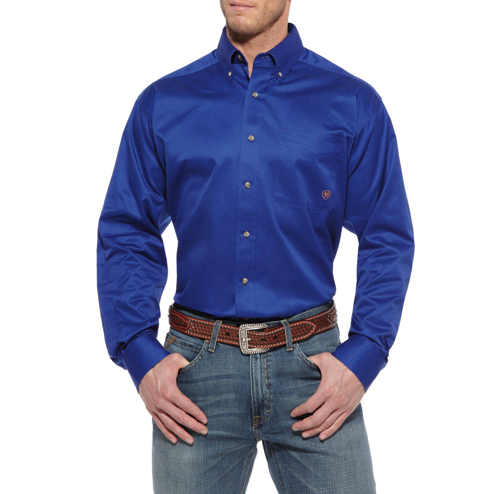 Ariat Twill Shirt - Mens, Ultramarine