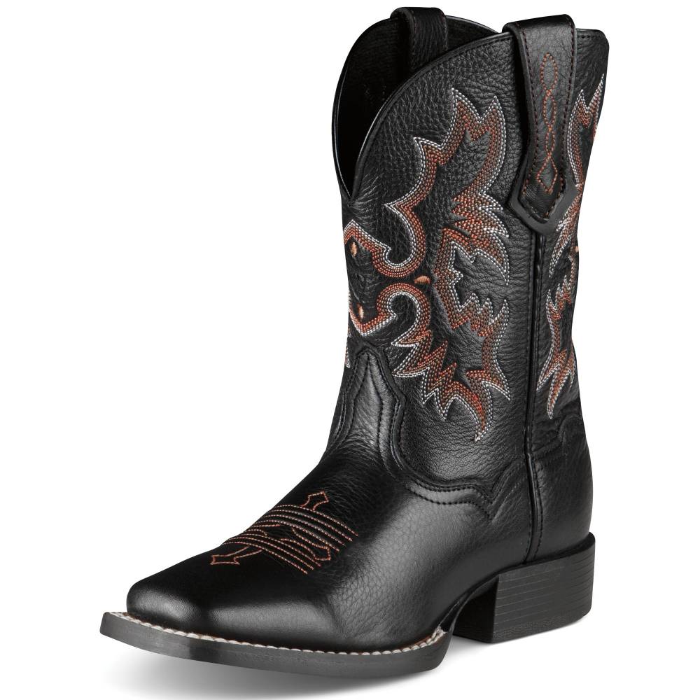 Ariat Kds Tombstone Boots Kids, Black EquestrianCollections
