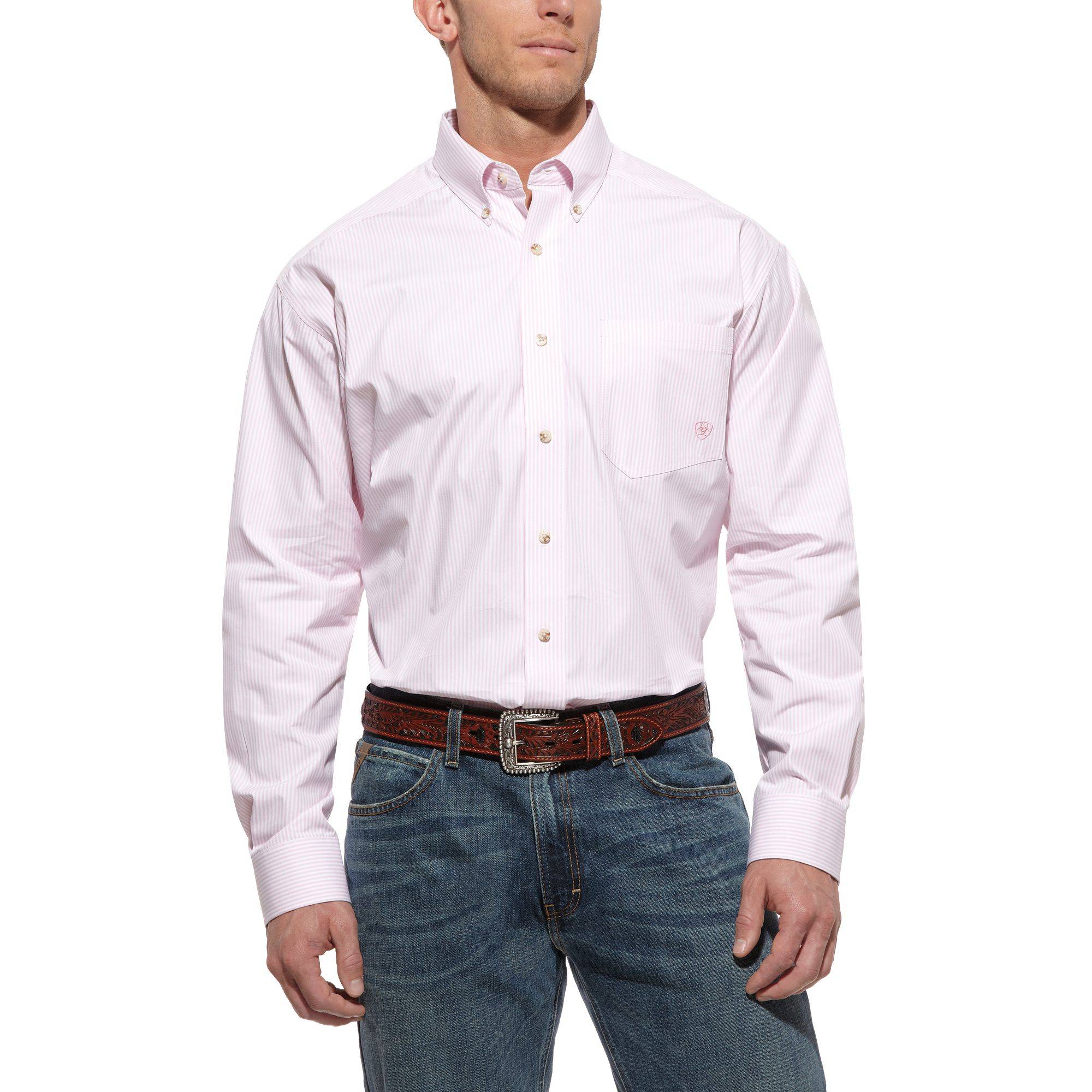Adriat Mens Classical Striped Tops Long Sleeve Turn Down Button Up Shirts