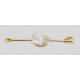 Finishing Touch Stock Pin - Mother Of Pearl Stone
