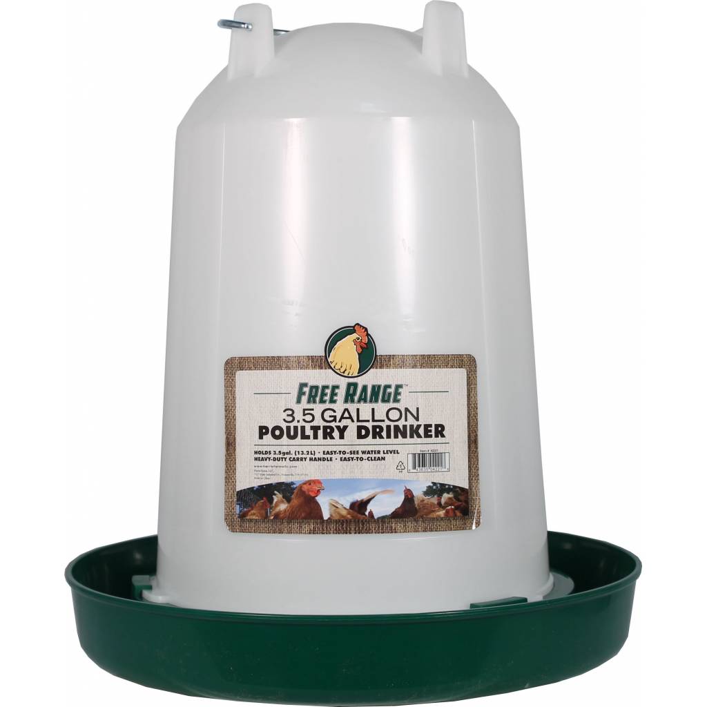 Free Range Plastic Poultry Waterer