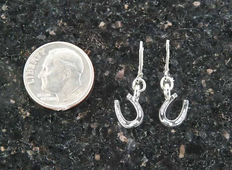 5-475115 Finishing Touch Mini Horseshoe Charm Dangle Earrin sku 5-475115