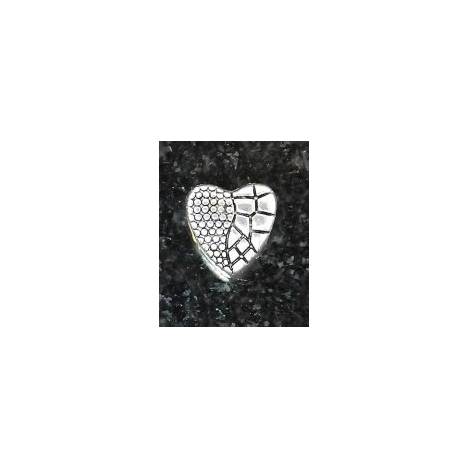 Joppa Textured Heart Bead