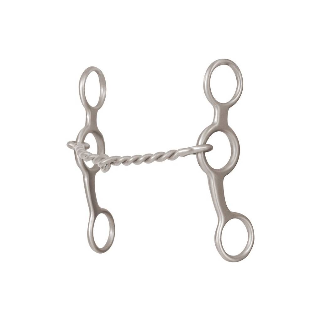 BitLogic 5" Shank Twisted Wire Snaffle Gag Performance Bit