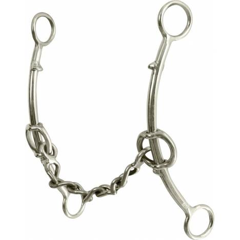 Classic Equine Goosetree Long Shank Double Gag Chain Bit