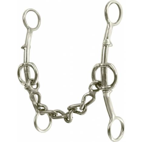 Classic Equine Goosetree Double Gag Short Shank Chain Bit