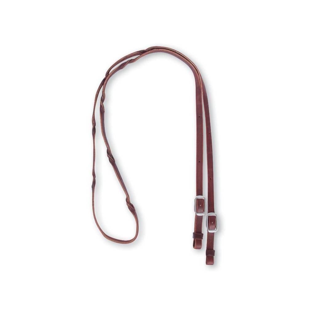 Martin Saddlery Barrel Reins with Blood Twist