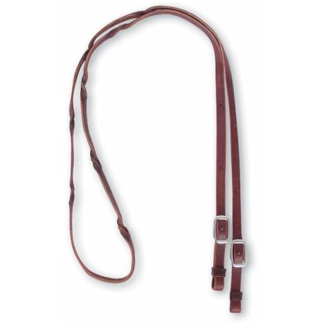 Martin Saddlery Barrel Reins with Blood Twist