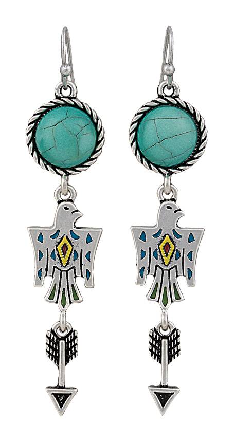 Rock 47 Tribal Flair Charms Earrings