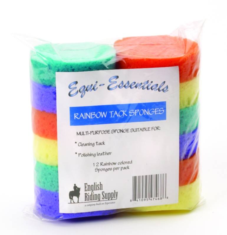 467846ASST ONE Equi-Essentials Rainbow Tack Sponges sku 467846ASST ONE