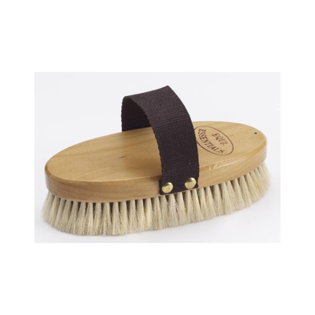 Equi-Essentials Wood Backed Goat Hair Body Brush