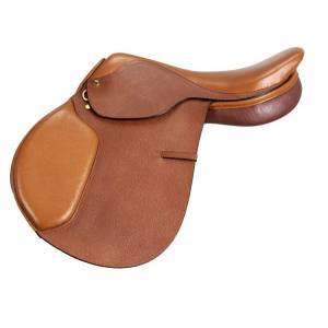 EquiRoyal Regency Wide Close Contact Saddle Padded Flap