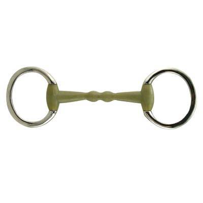 Coronet Flexi Flat Ring Mullen Mouth Eggbutt Bit