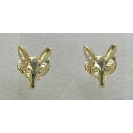 Finishing Touch Finishing Touch Fox Mask Post Earring Gold