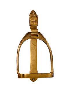 Horse Fare Stirrup Door Knocker