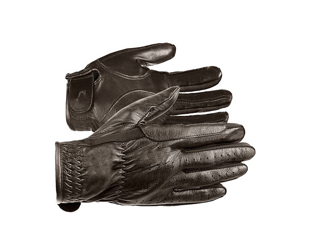 Horze Thin Leather Gloves EquestrianCollections