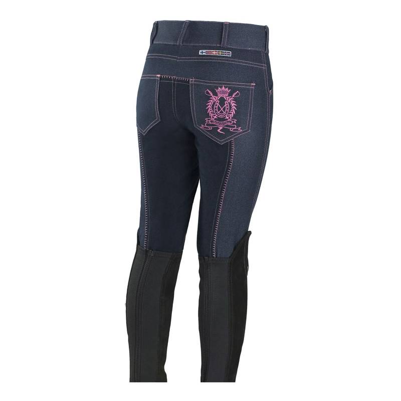 5-539175 Horze Kids Embroidery Full Seat Breeches sku 5-539175